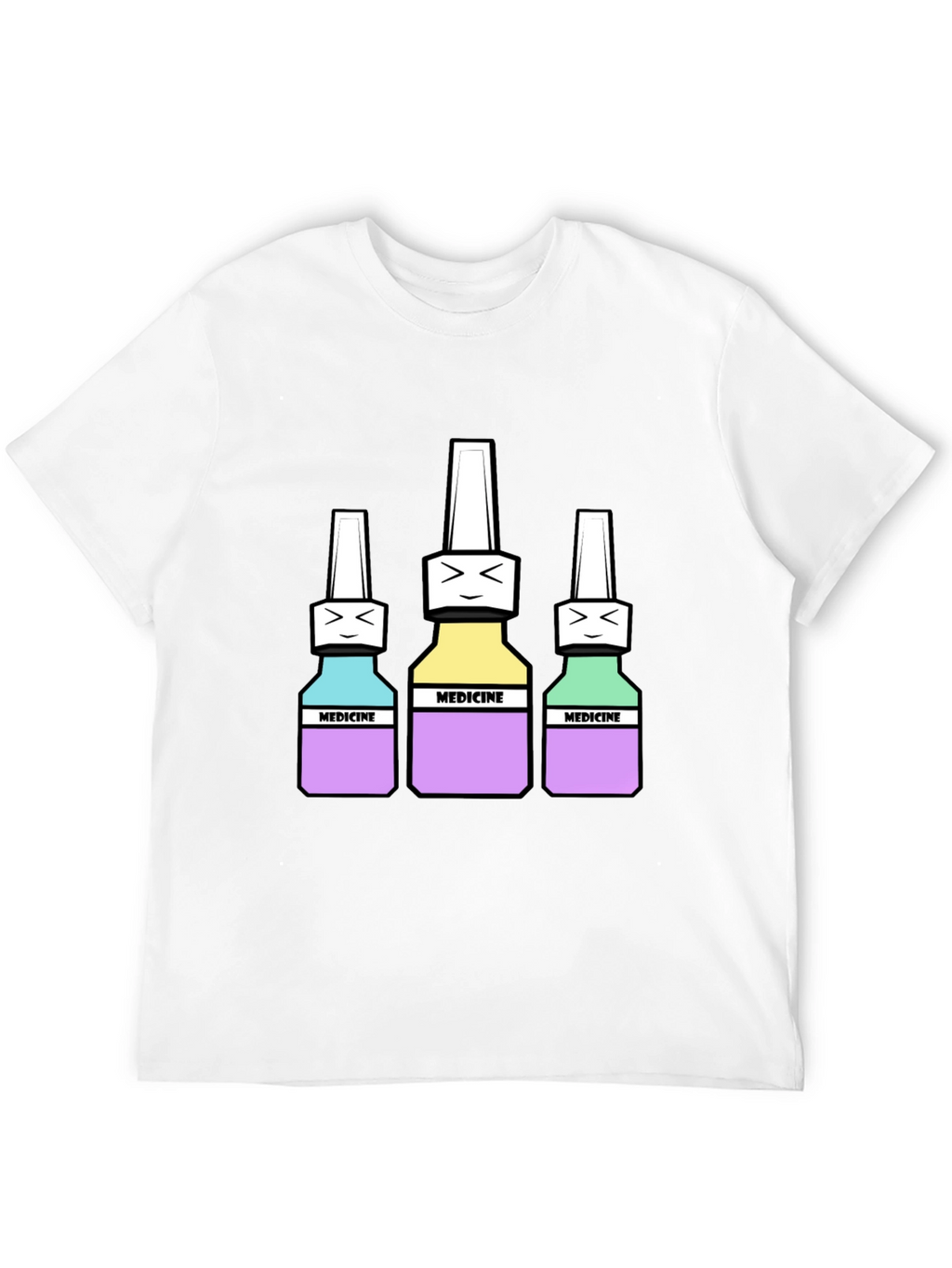 Medicine Bottles Graphic Tee - Unisex