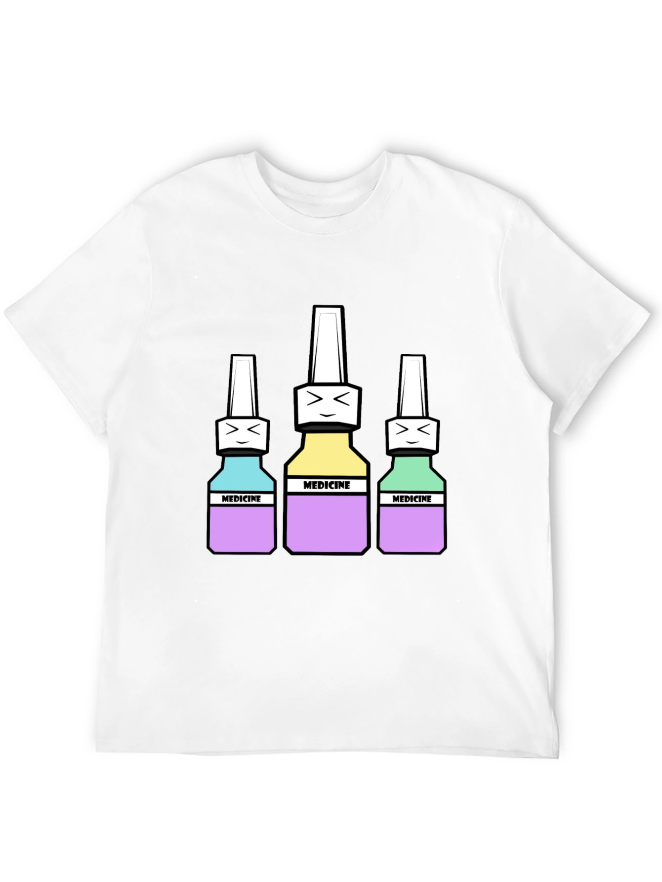 Medicine Bottles Graphic Tee - Unisex