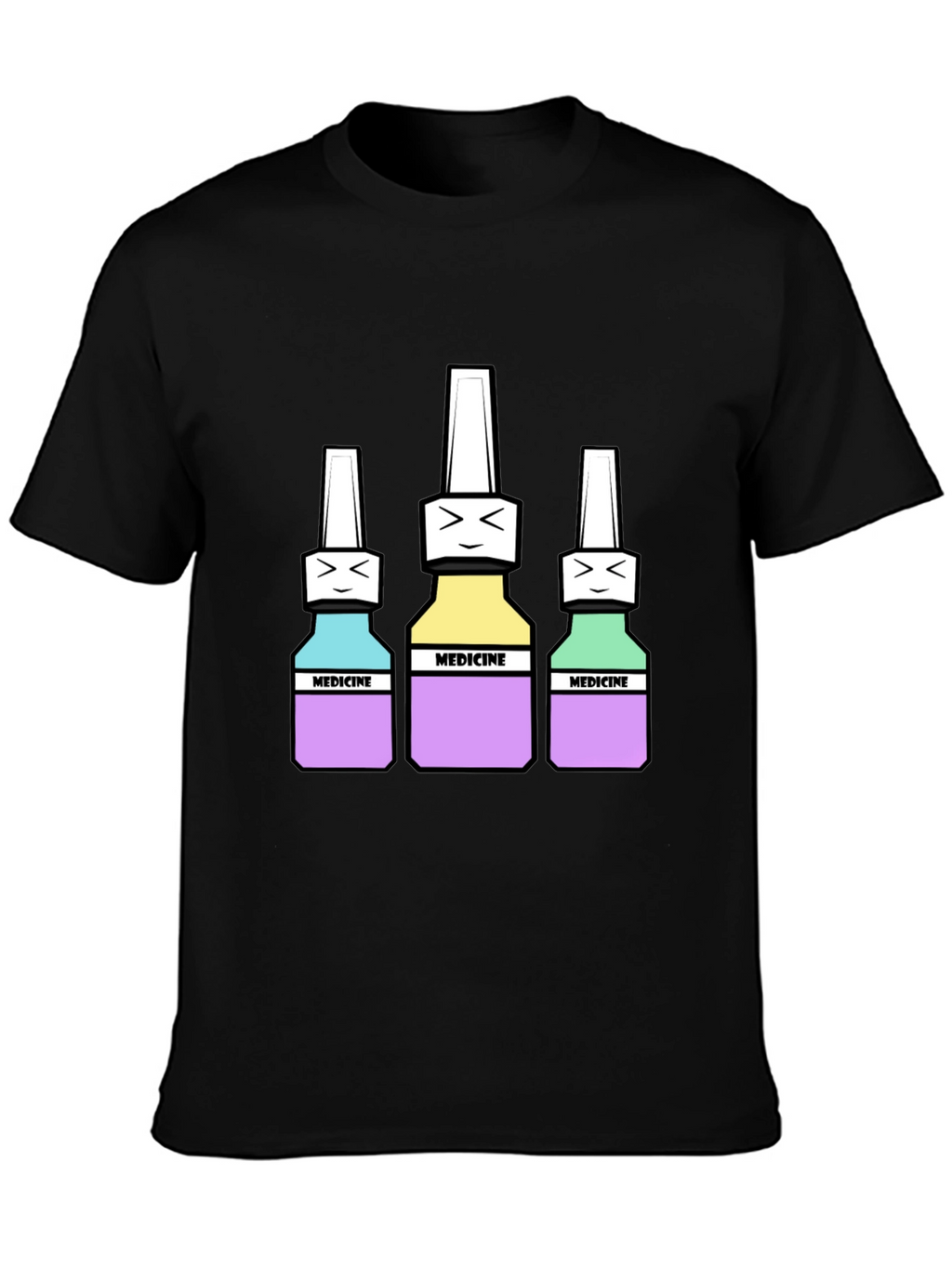 Medicine Bottles Graphic Tee - Unisex