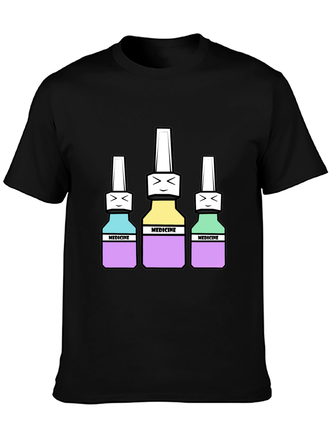 Medicine Bottles Graphic Tee - Unisex