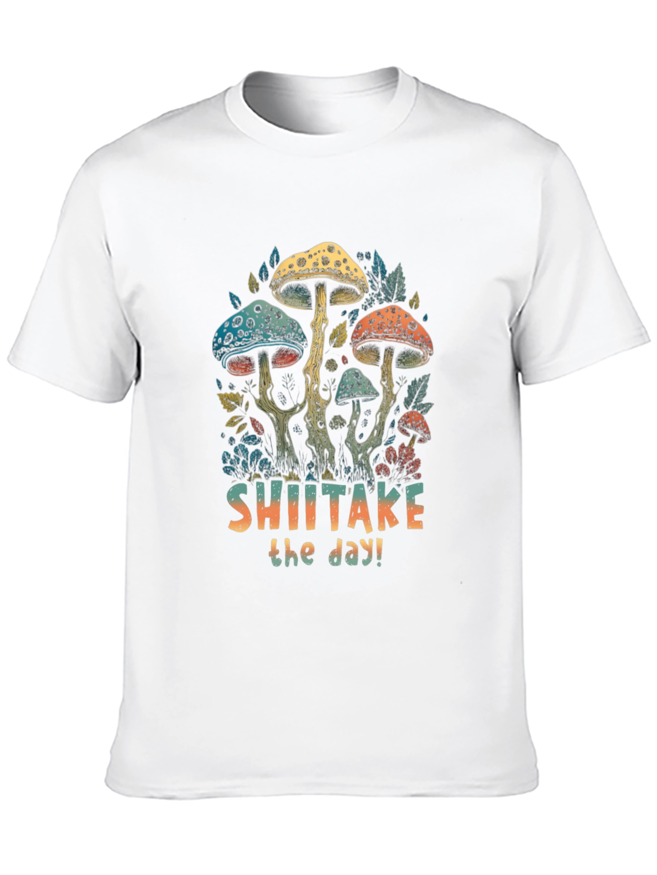 Shiitake the Day T-Shirt - Fun Mushroom Design