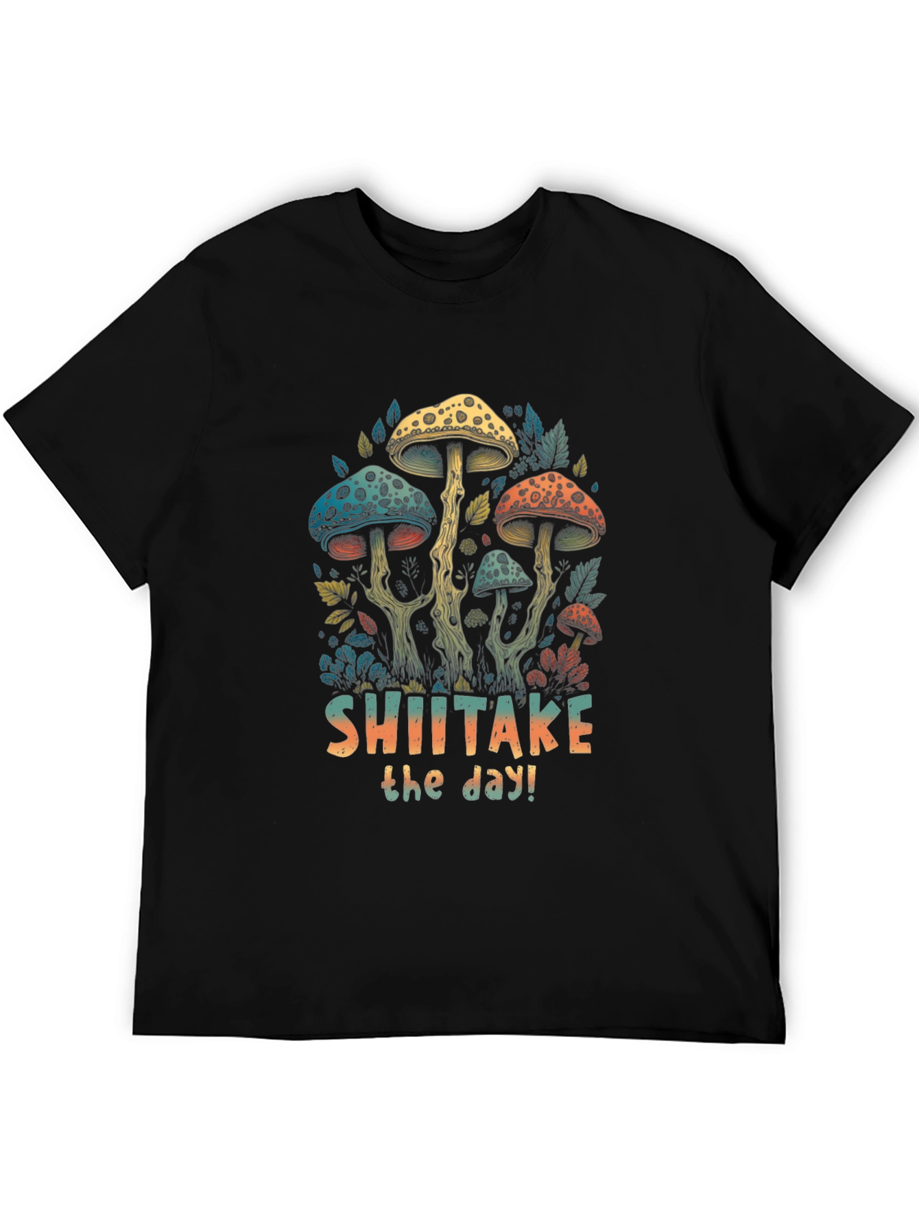 Shiitake the Day T-Shirt - Fun Mushroom Design