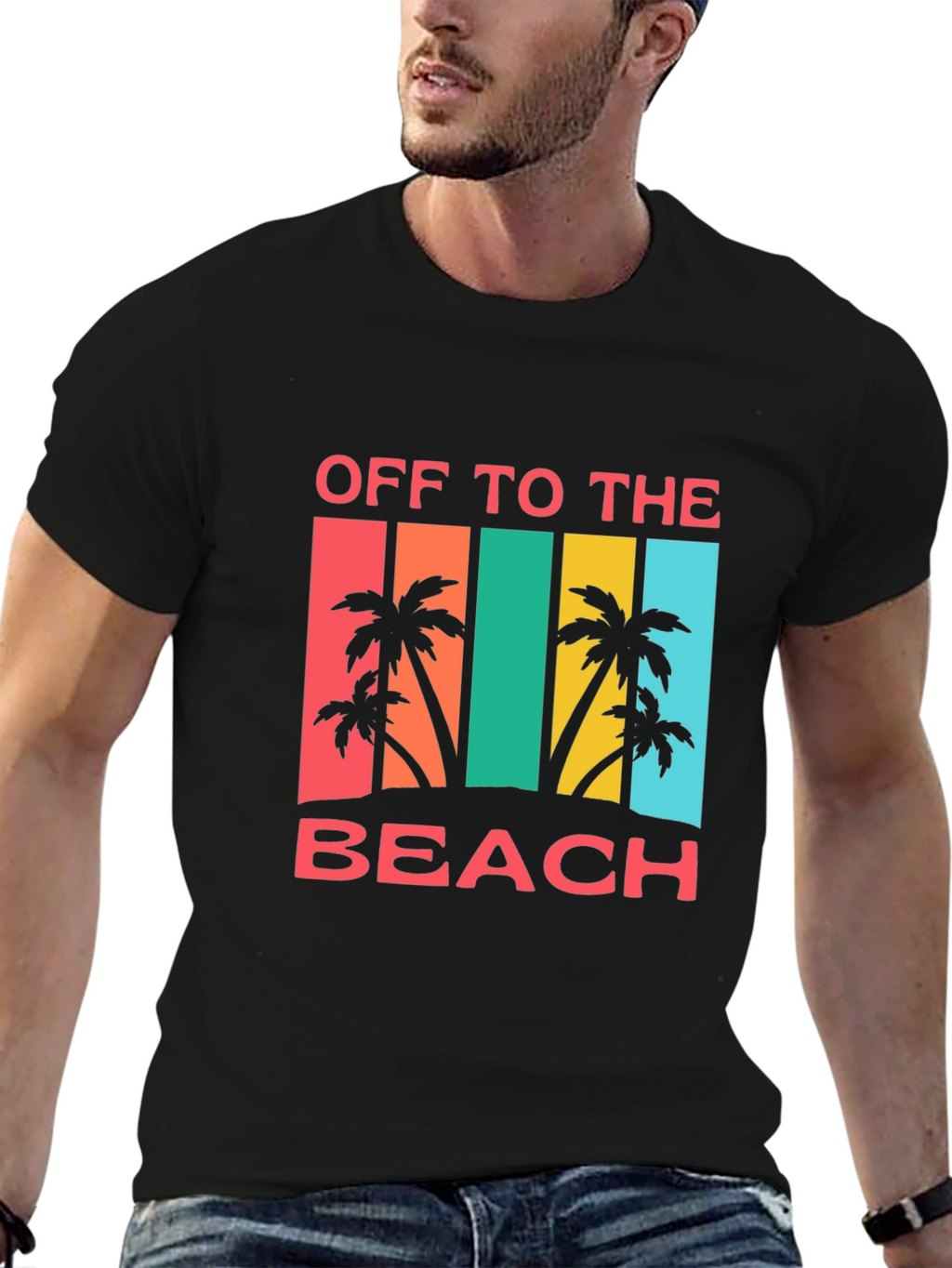 Off to the Beach Retro T-Shirt