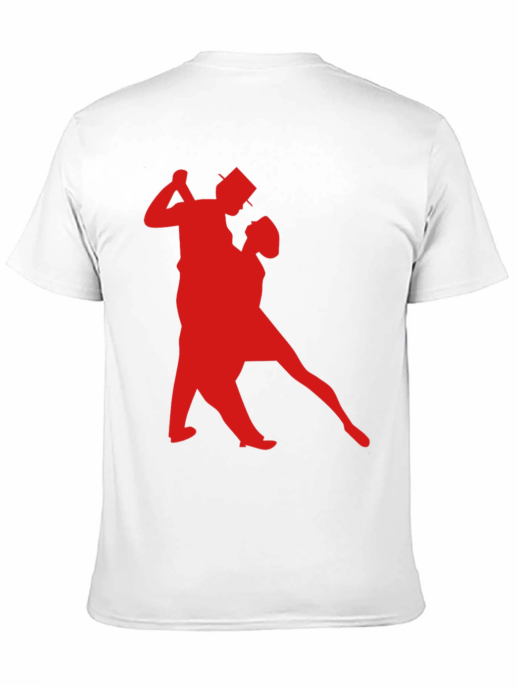 Dancing Couple Graphic Tee - Stylish Black T-Shirt