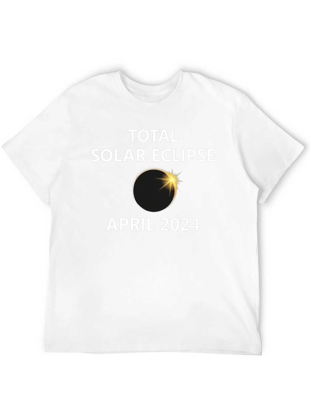 Total Solar Eclipse April 2024 Black T-Shirt