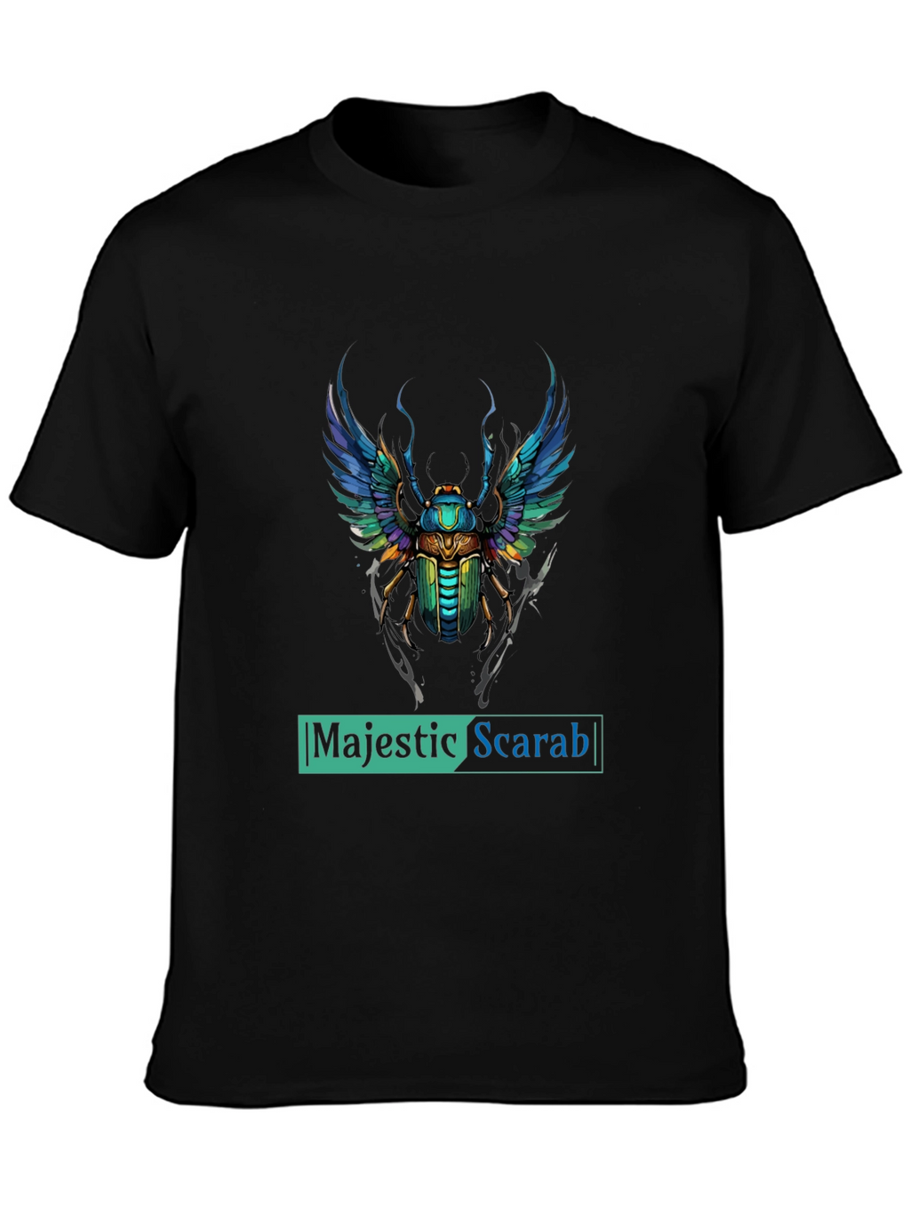 Majestic Scarab Graphic Tee - Premium Comfort Fit