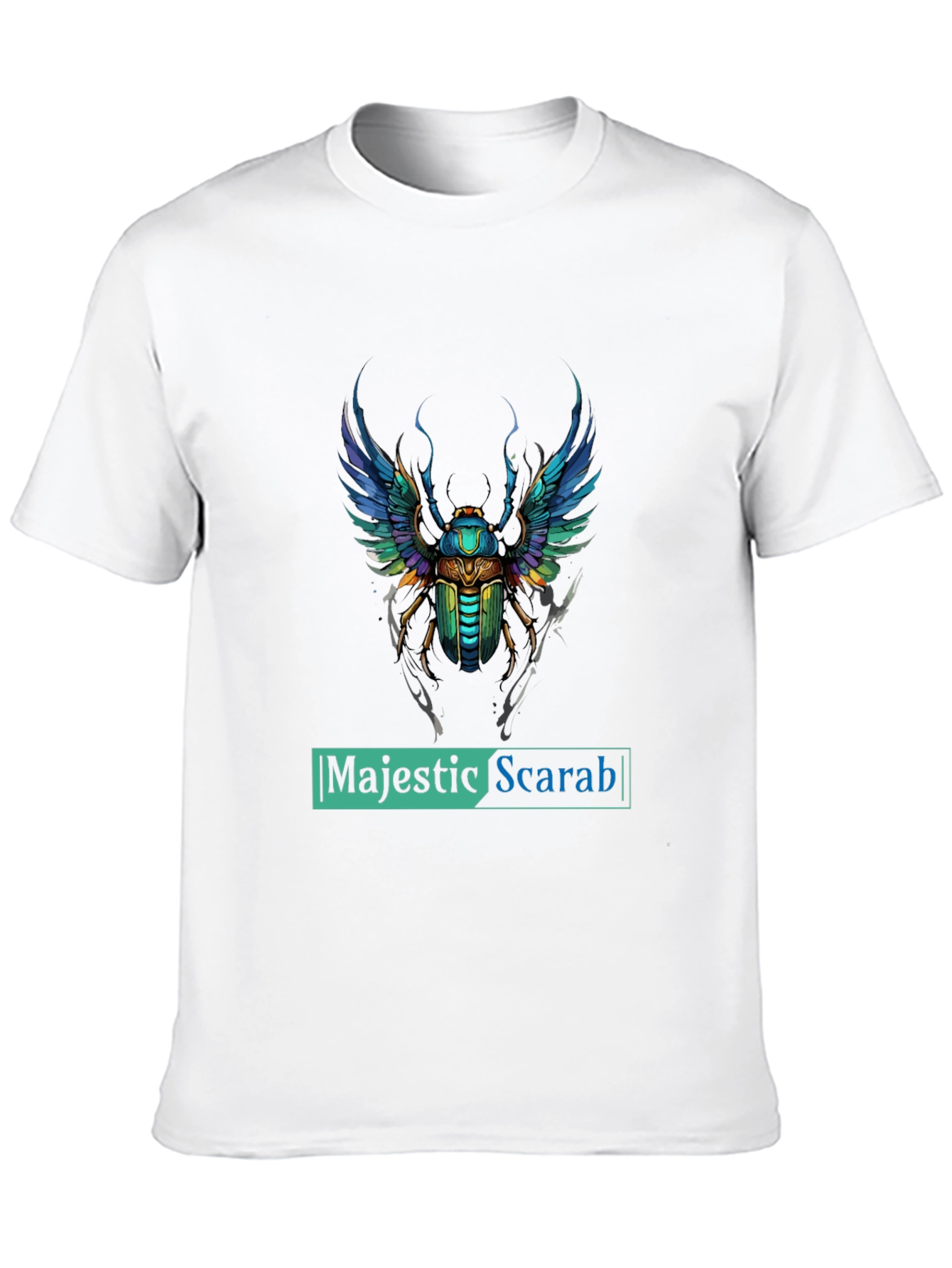 Majestic Scarab Graphic Tee - Premium Comfort Fit