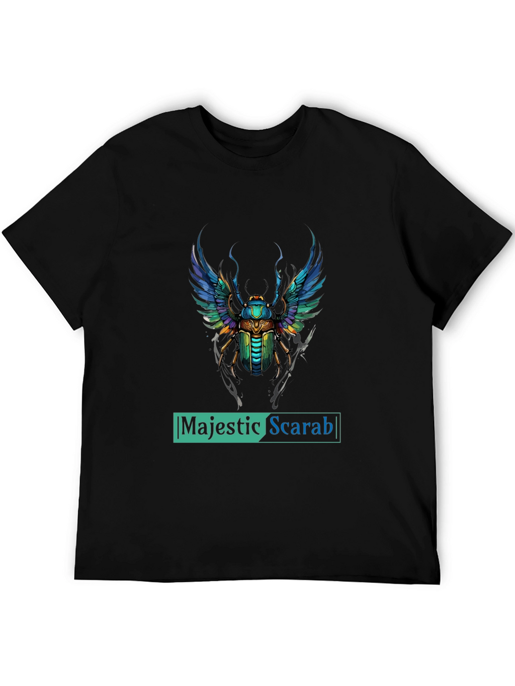 Majestic Scarab Graphic Tee - Premium Comfort Fit