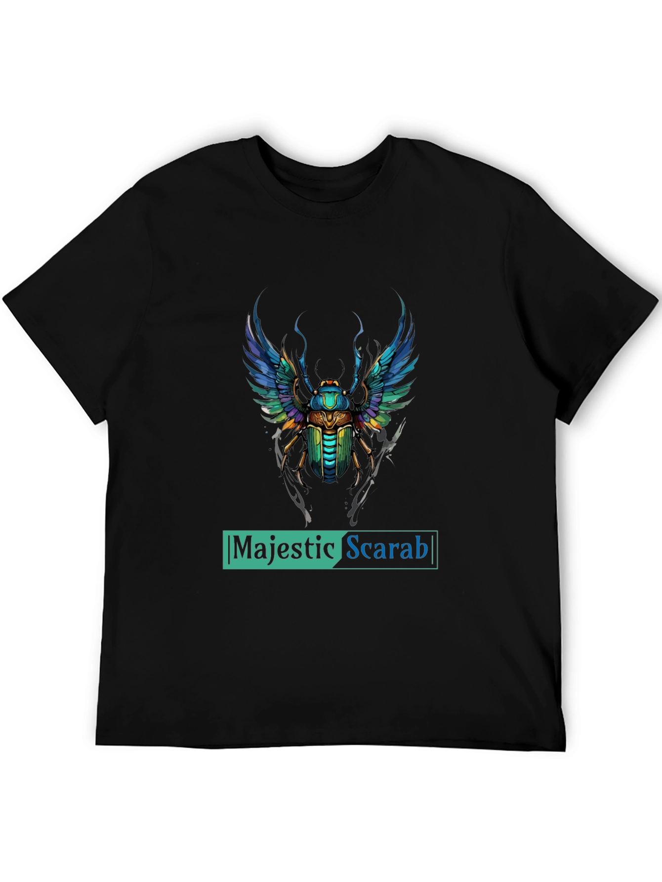 Majestic Scarab Graphic Tee - Premium Comfort Fit