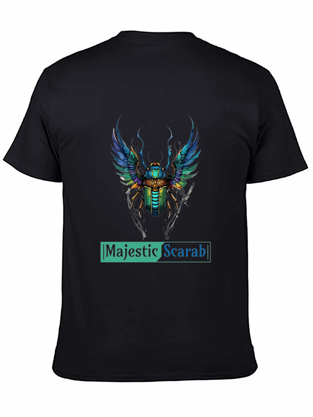 Majestic Scarab Graphic Tee - Premium Comfort Fit