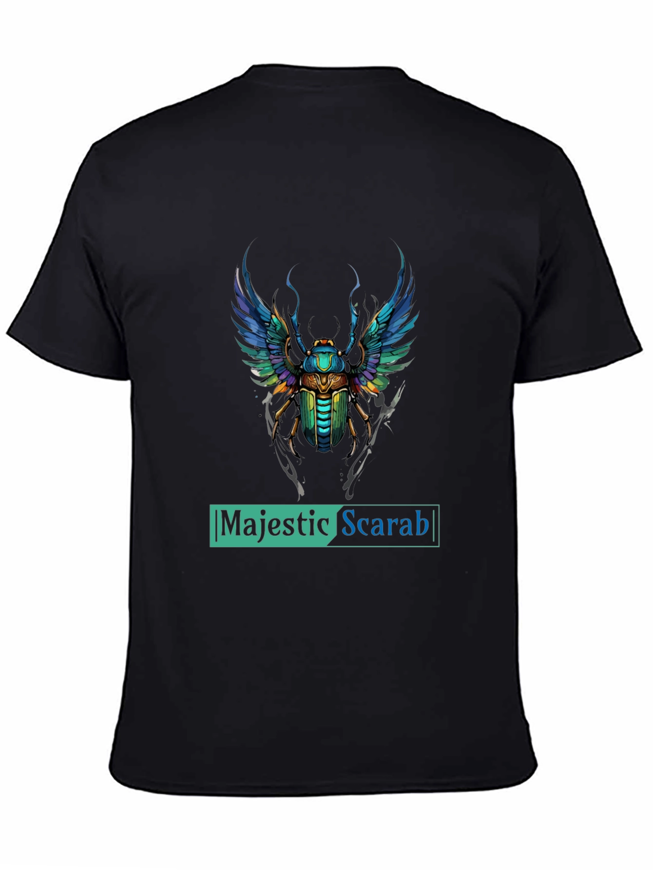 Majestic Scarab Graphic Tee - Premium Comfort Fit