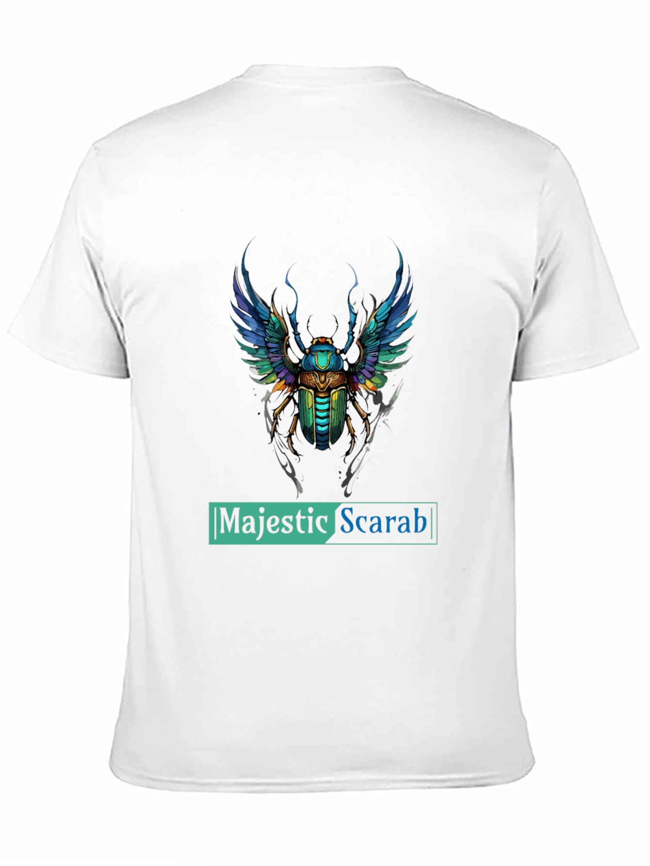Majestic Scarab Graphic Tee - Premium Comfort Fit