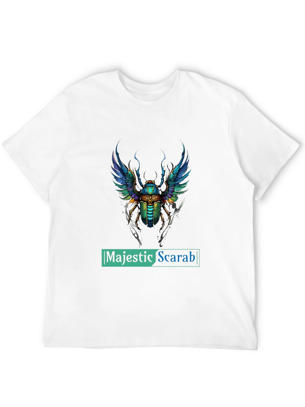 Majestic Scarab Graphic Tee - Premium Comfort Fit
