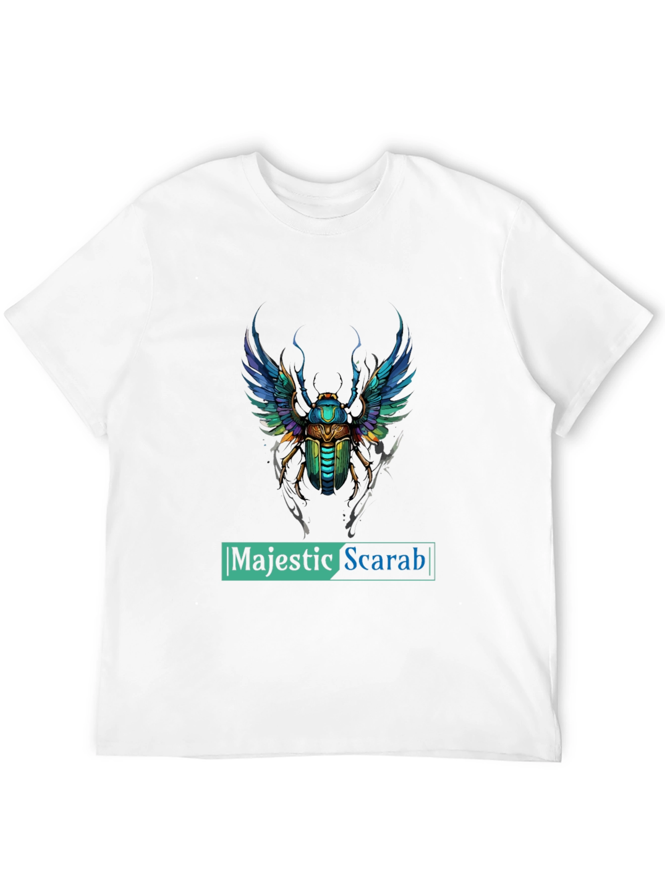 Majestic Scarab Graphic Tee - Premium Comfort Fit