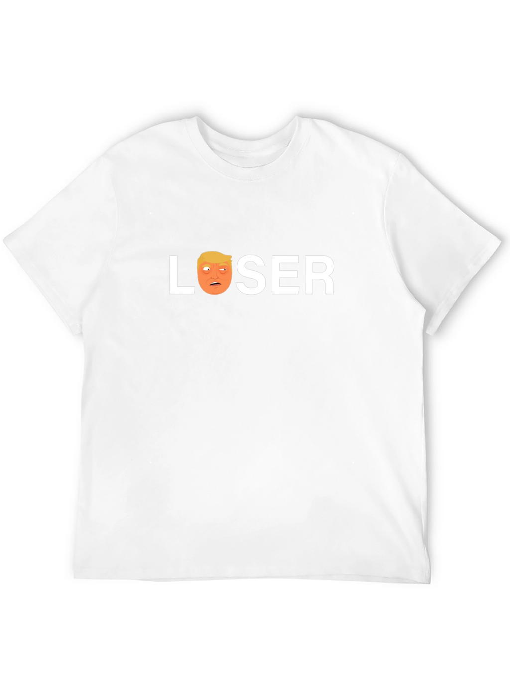 Loser Trump Graphic T-Shirt - Black Crew Neck Tee
