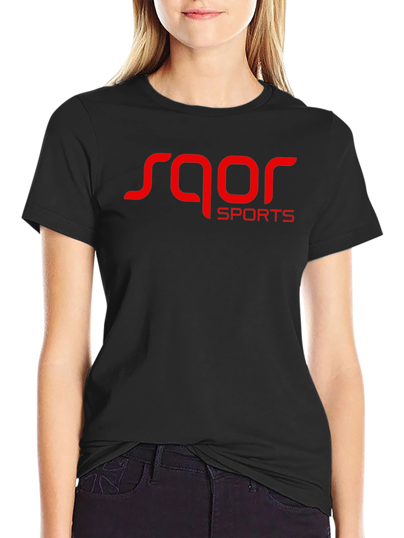 SQOR Sports Black T-Shirt - Mens Athletic Wear
