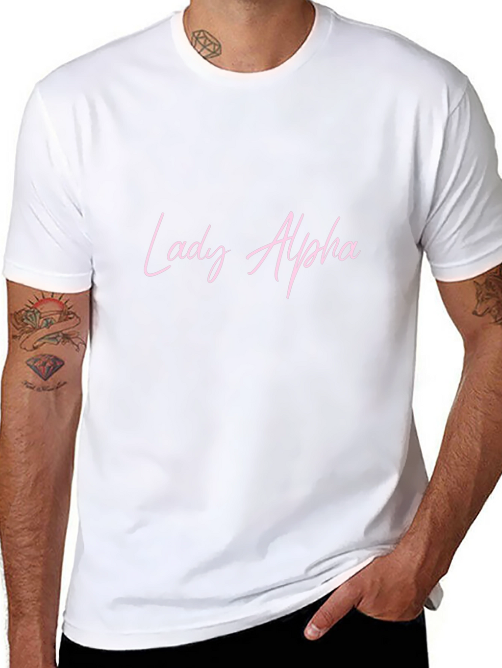 Lady Alpha Tee - Premium Graphic T-Shirt