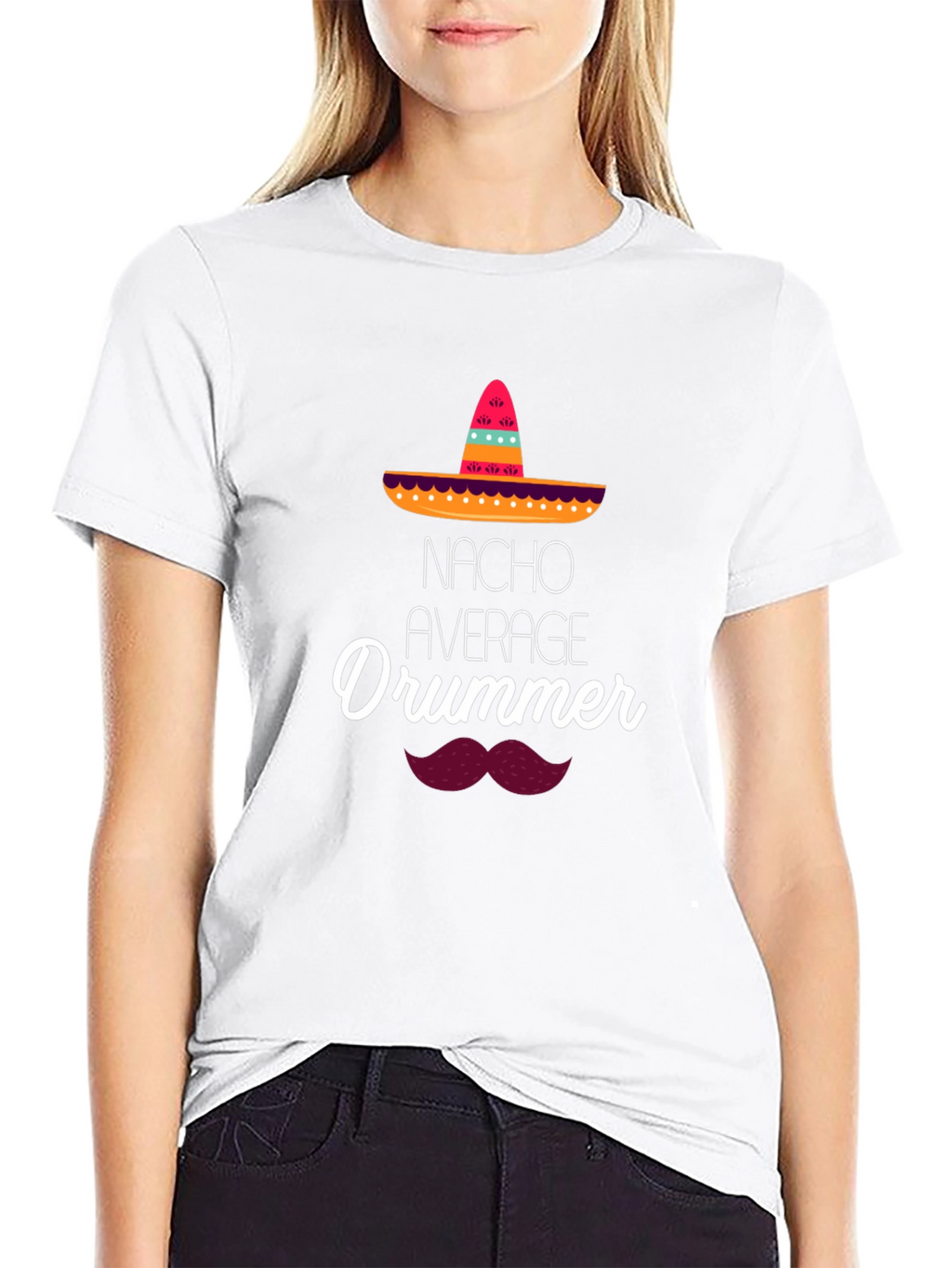Nacho Average Drummer T-Shirt - Funny Musician Tee