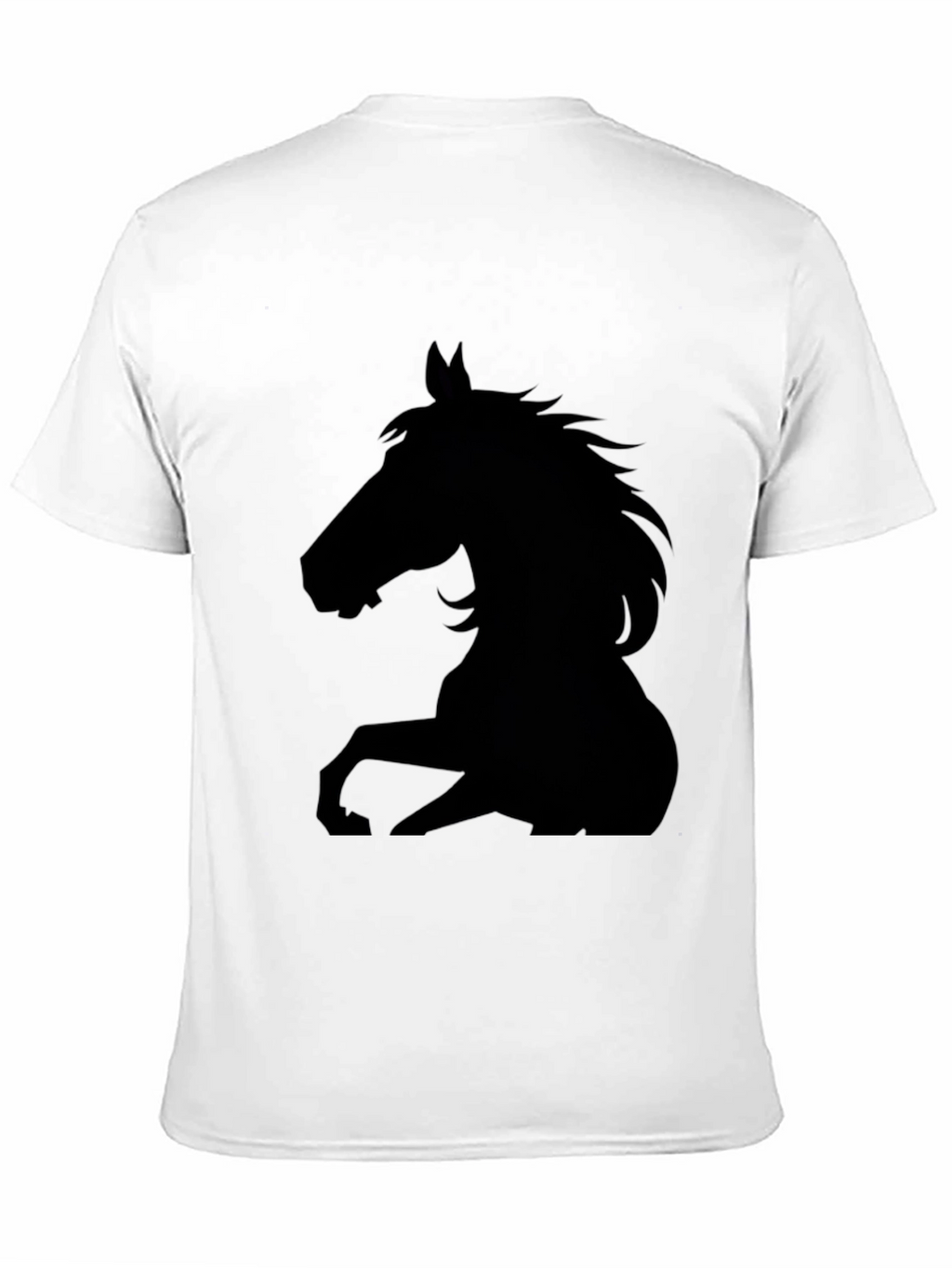 Black Horse Silhouette Graphic Tee - Mens