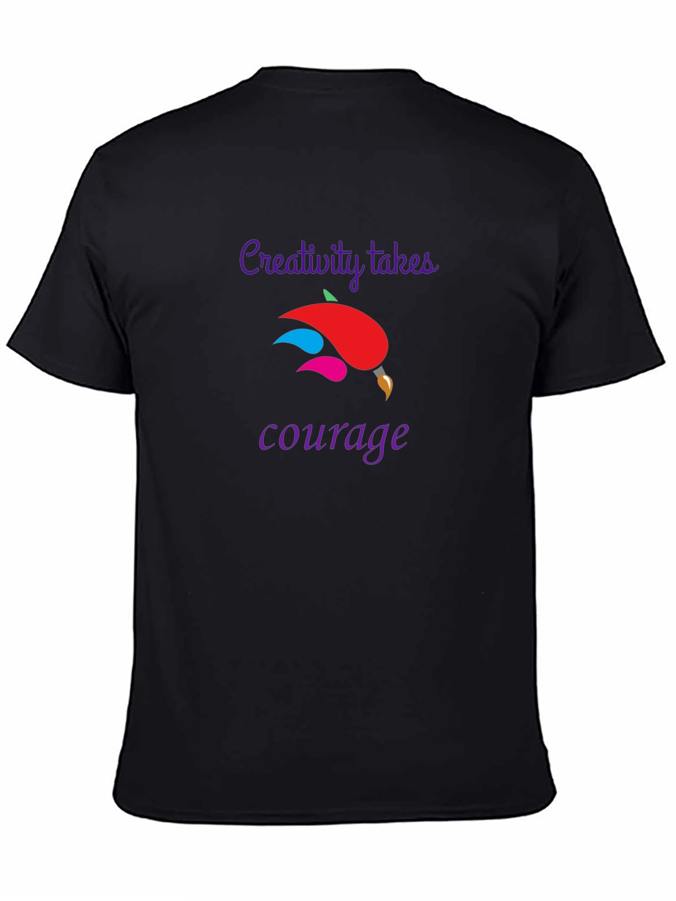 Creativity Takes Courage Black T-Shirt