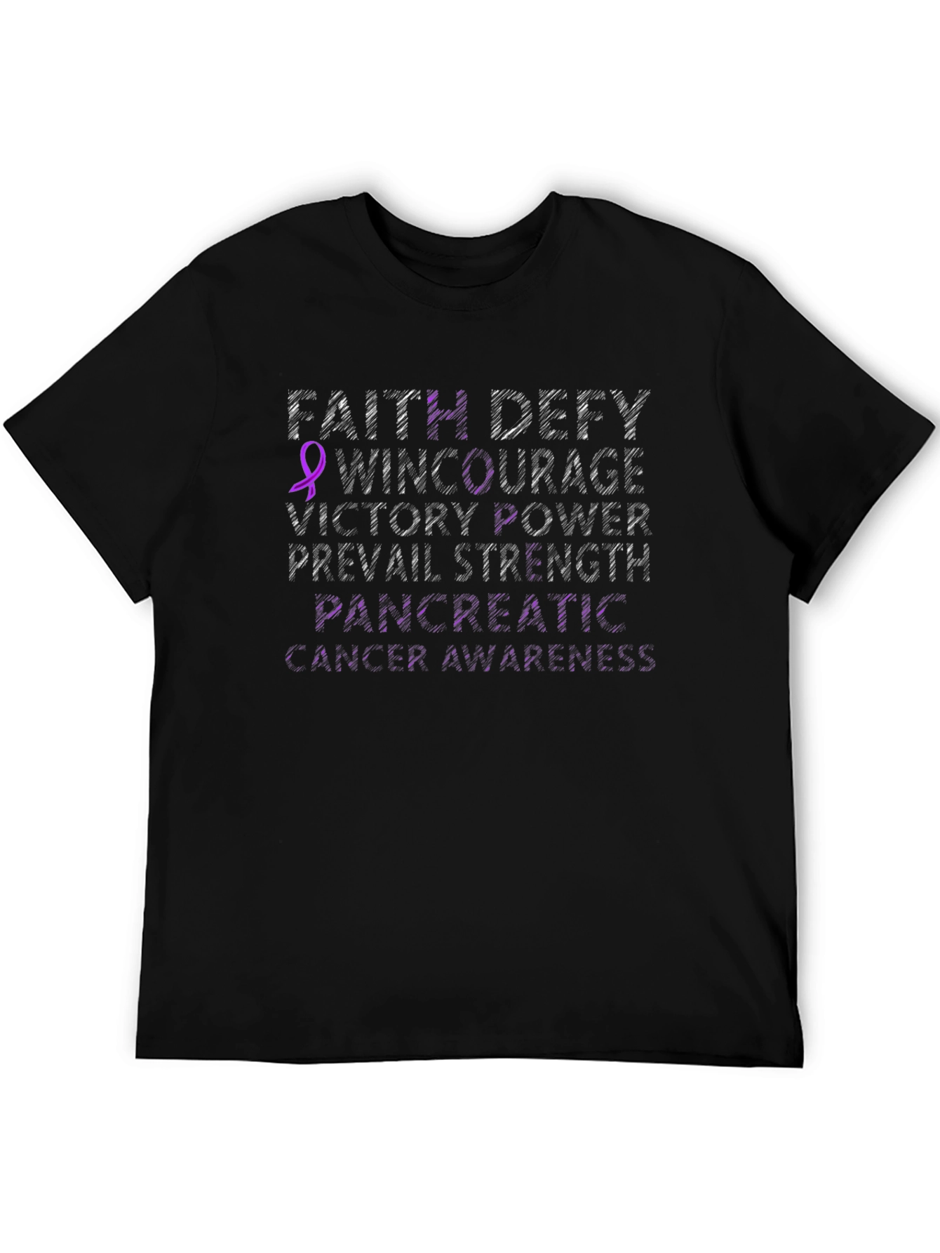Pancreatic Cancer Awareness T-Shirt - Faith Defy