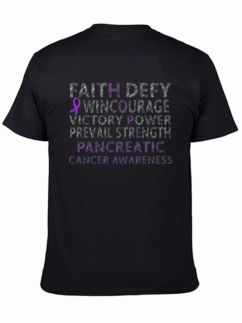 Pancreatic Cancer Awareness T-Shirt - Faith Defy