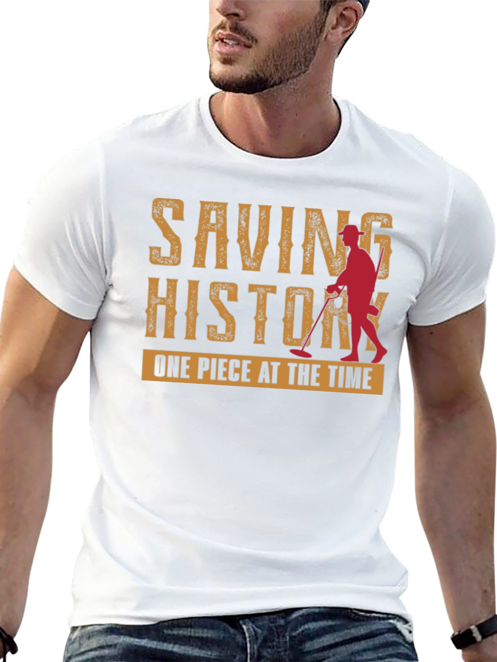 Saving History Metal Detecting T-Shirt