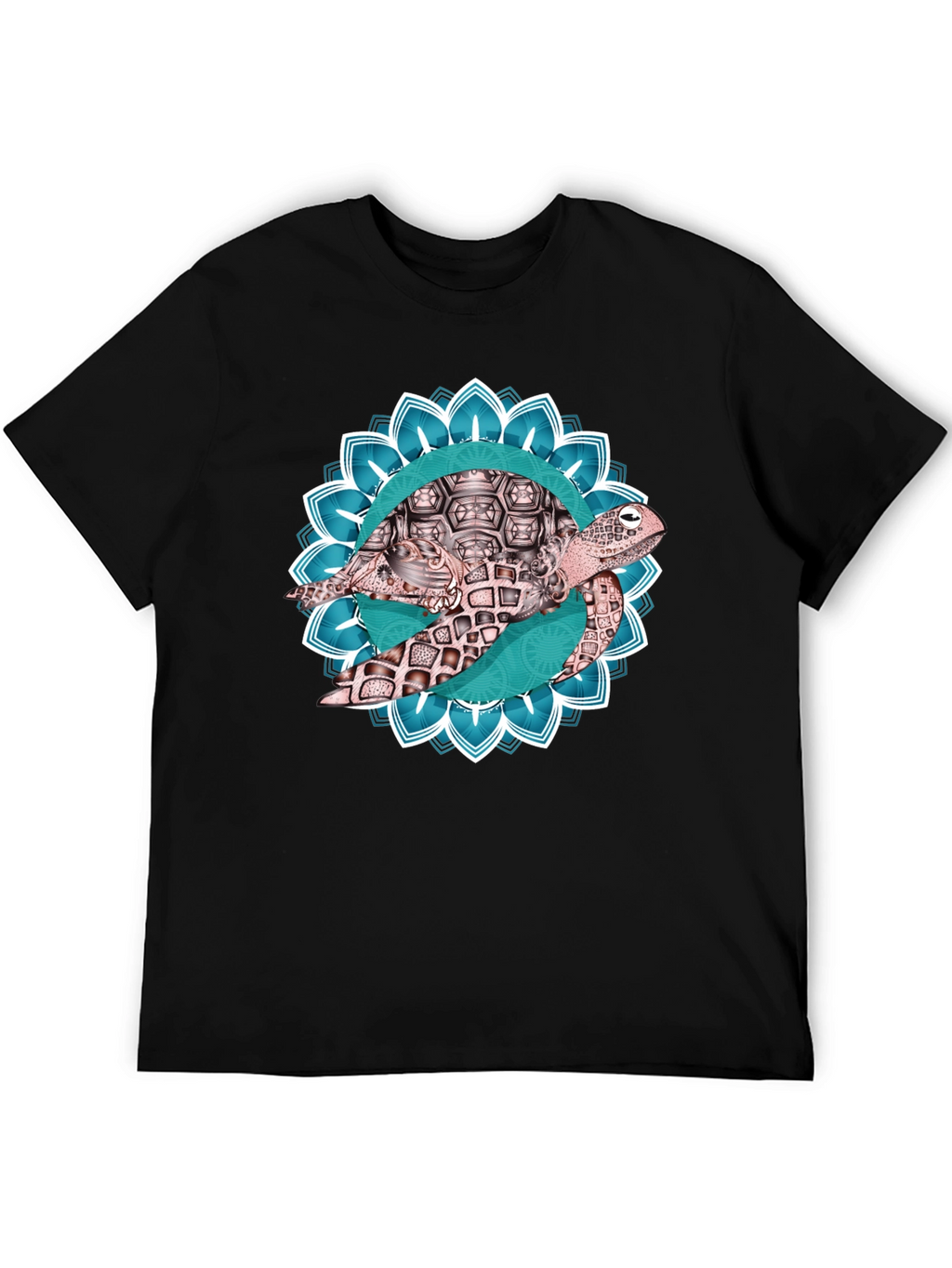 Turtle Mandala Graphic T-Shirt