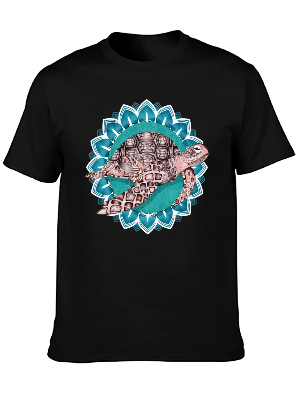 Turtle Mandala Graphic T-Shirt