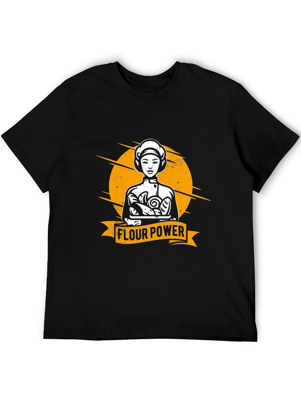 Flour Power Baker T-Shirt - Unique Graphic Tee