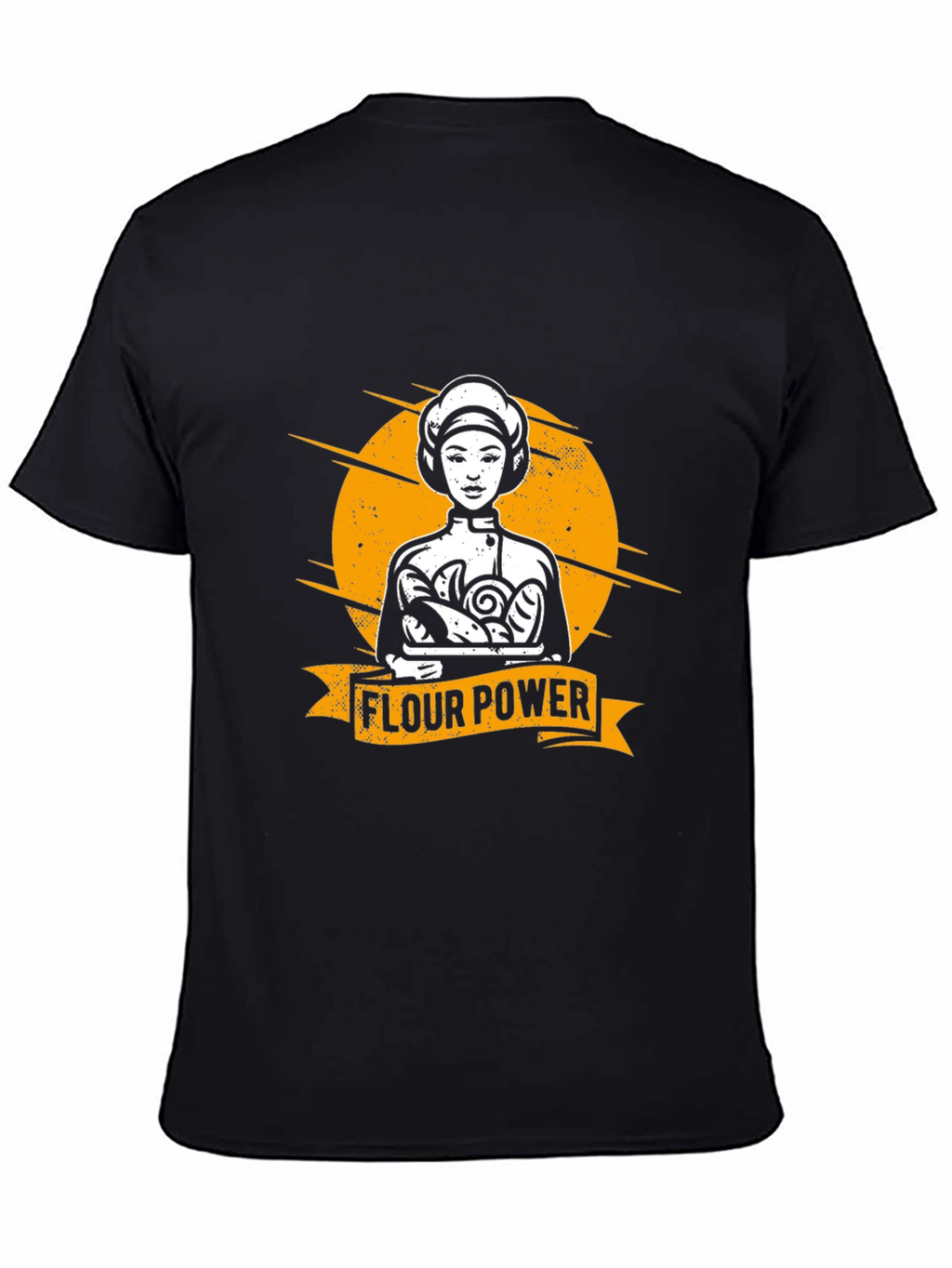 Flour Power Baker T-Shirt - Unique Graphic Tee