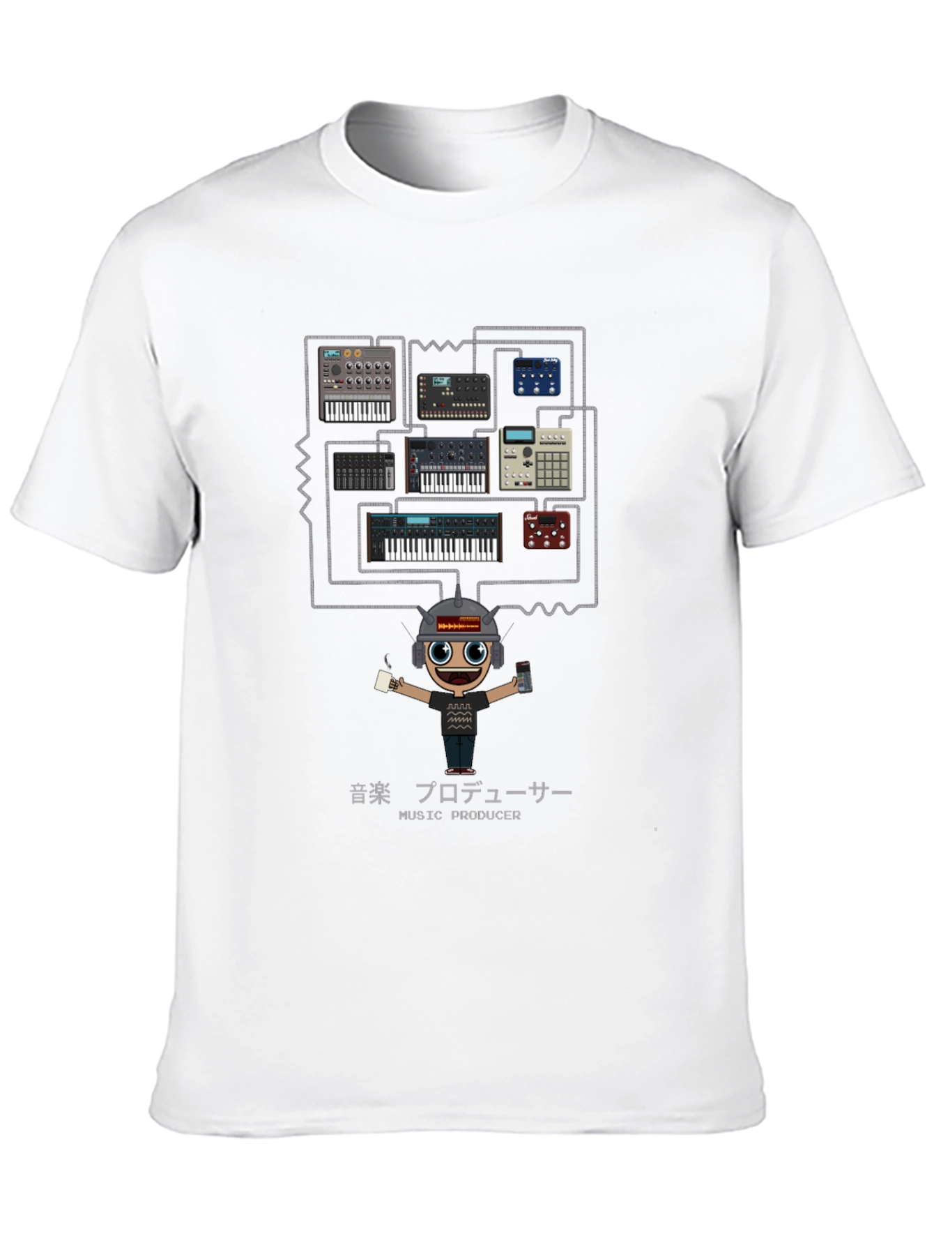 Music Producer Synth Keyboard T-Shirt