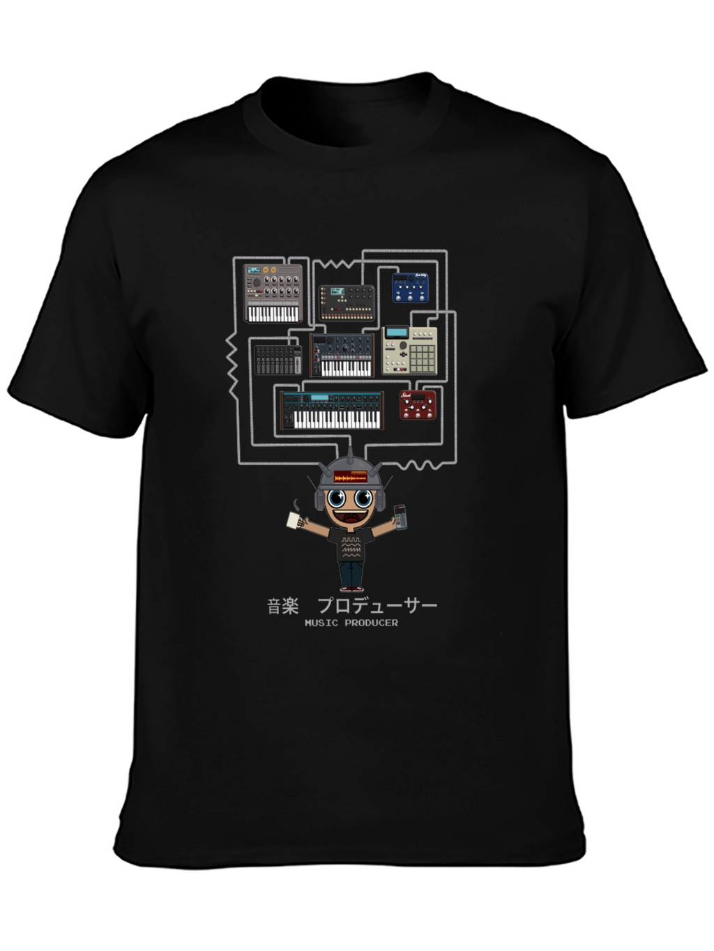 Music Producer Synth Keyboard T-Shirt