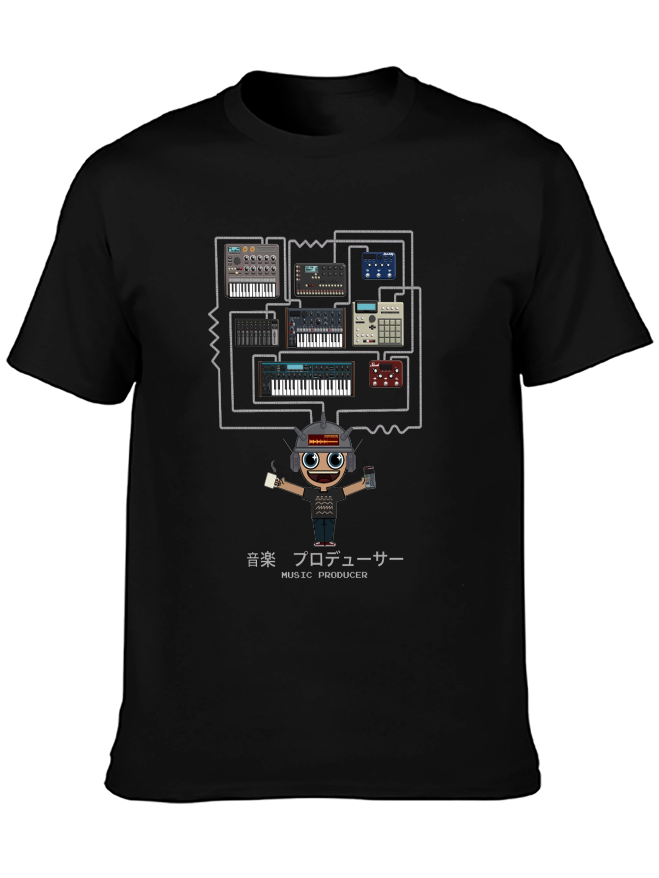 Music Producer Synth Keyboard T-Shirt