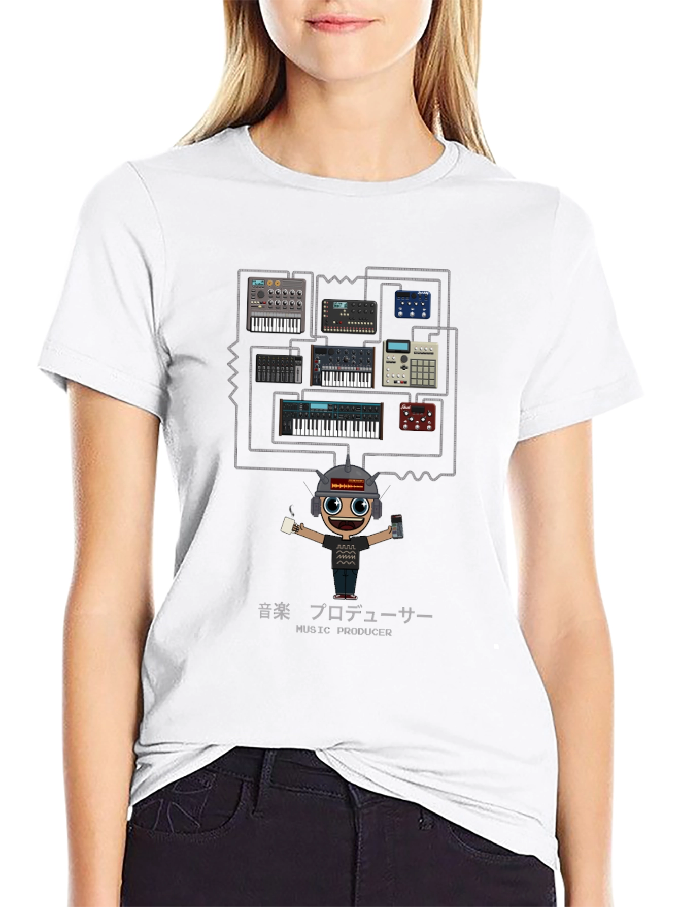 Music Producer Synth Keyboard T-Shirt