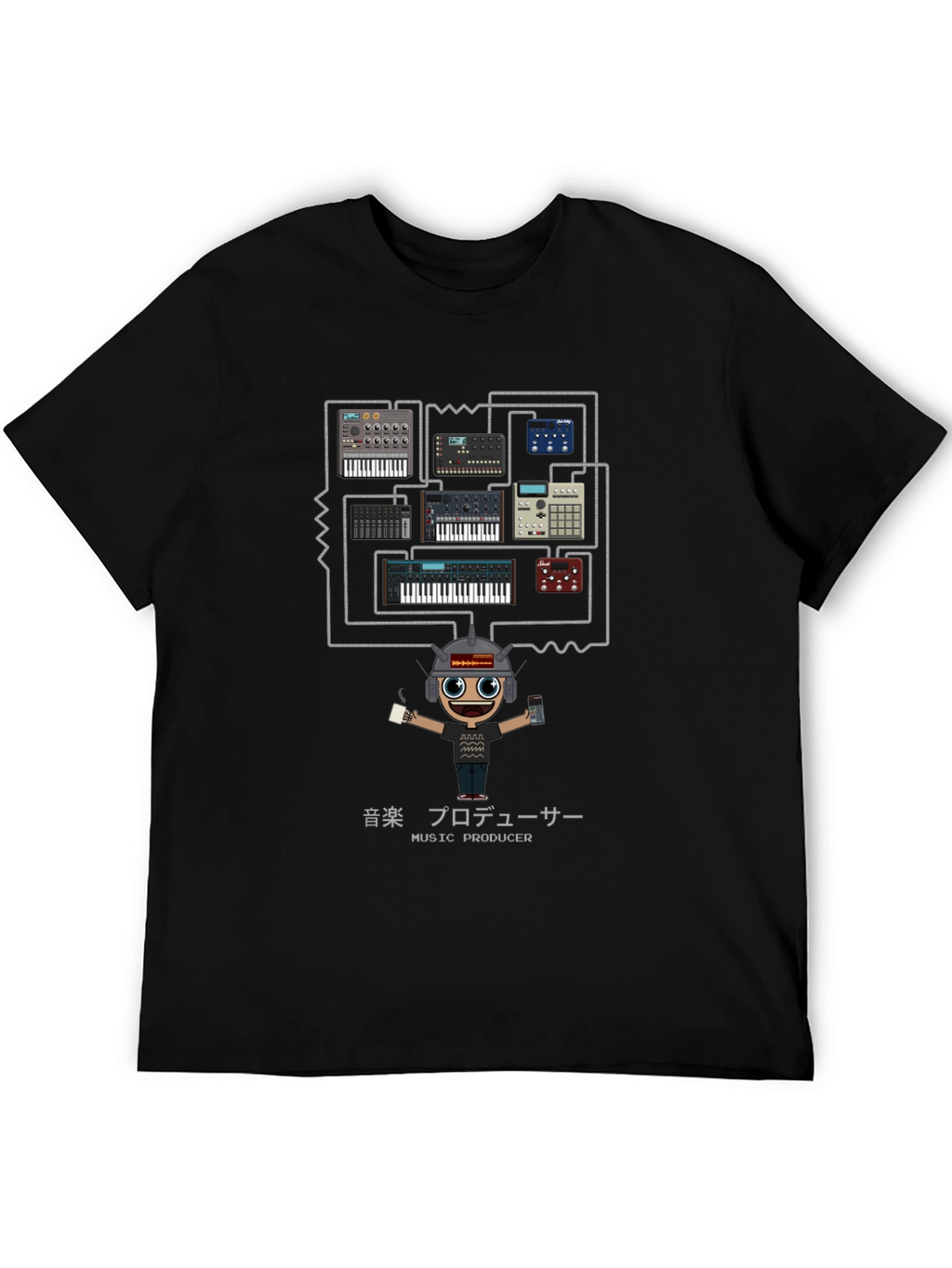 Music Producer Synth Keyboard T-Shirt