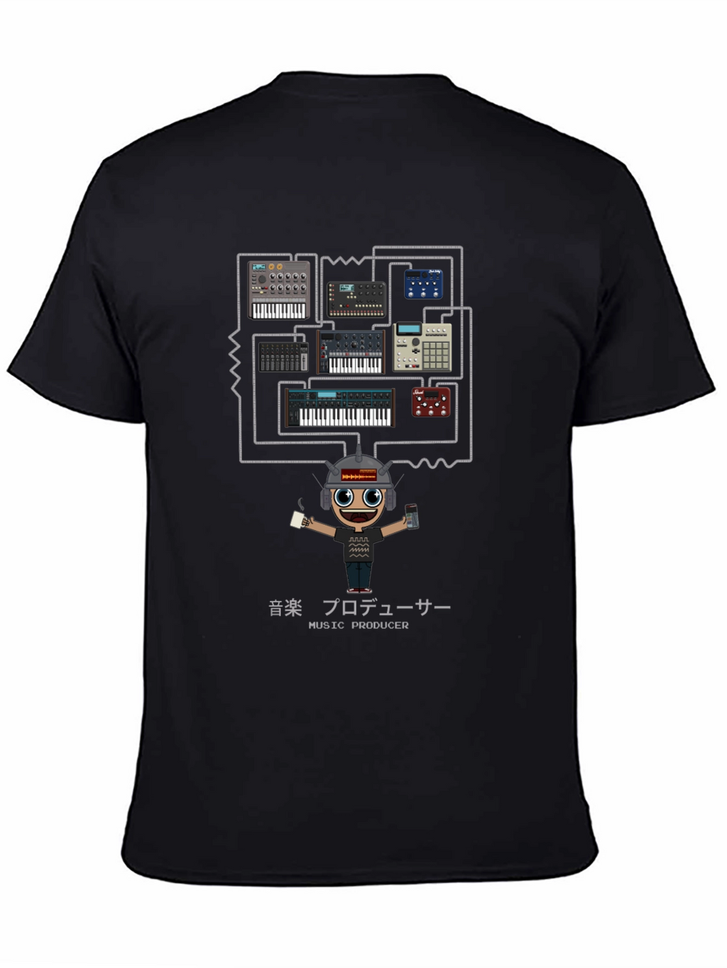 Music Producer Synth Keyboard T-Shirt