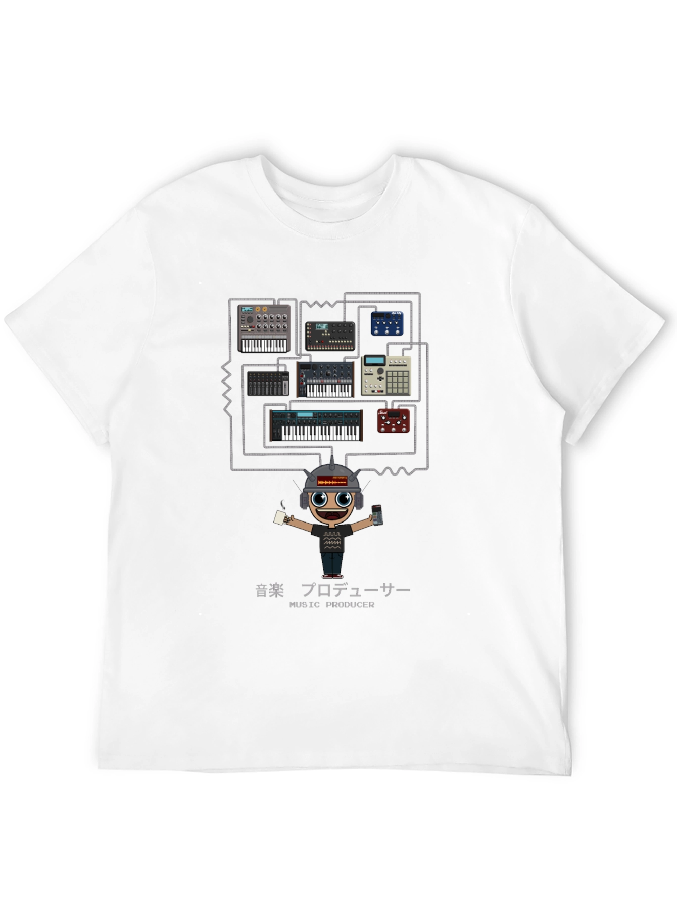Music Producer Synth Keyboard T-Shirt