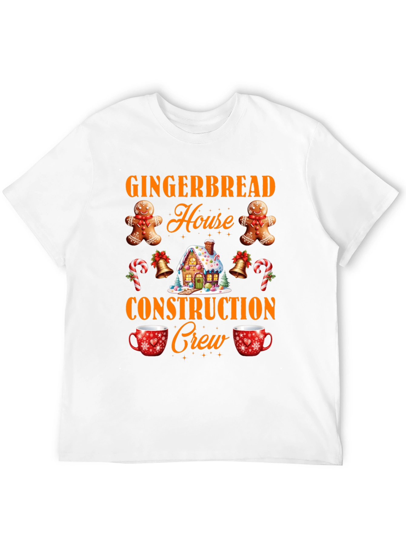 Gingerbread House Crew T-Shirt
