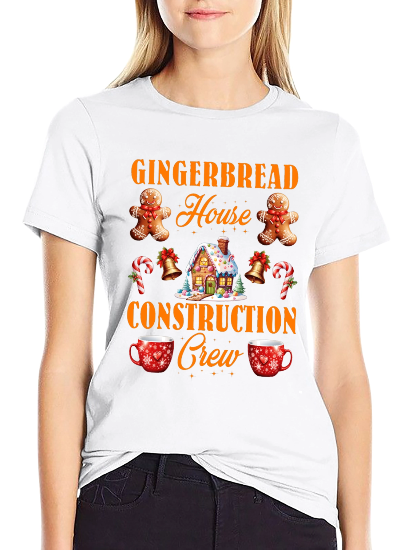 Gingerbread House Crew T-Shirt