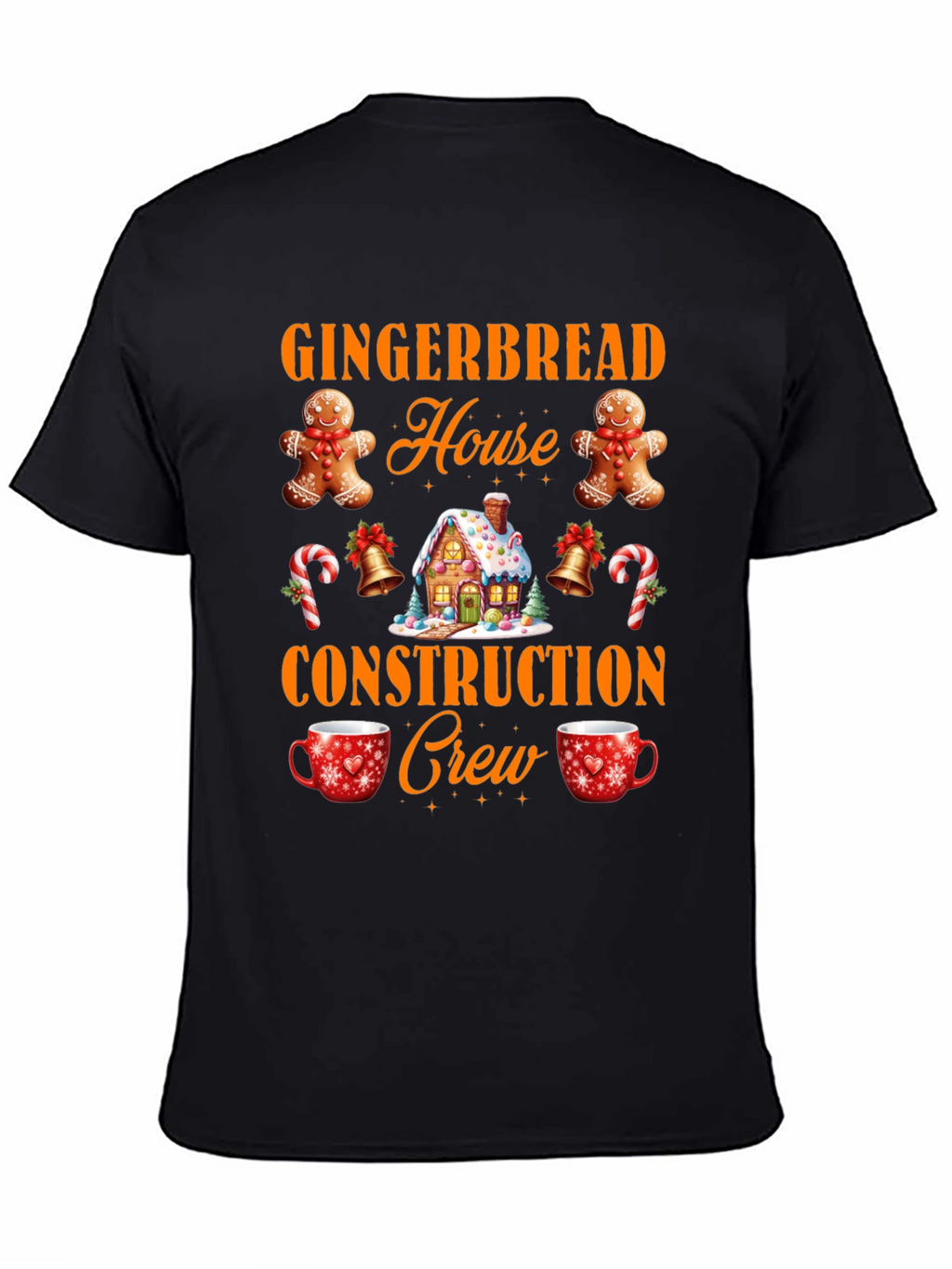 Gingerbread House Crew T-Shirt