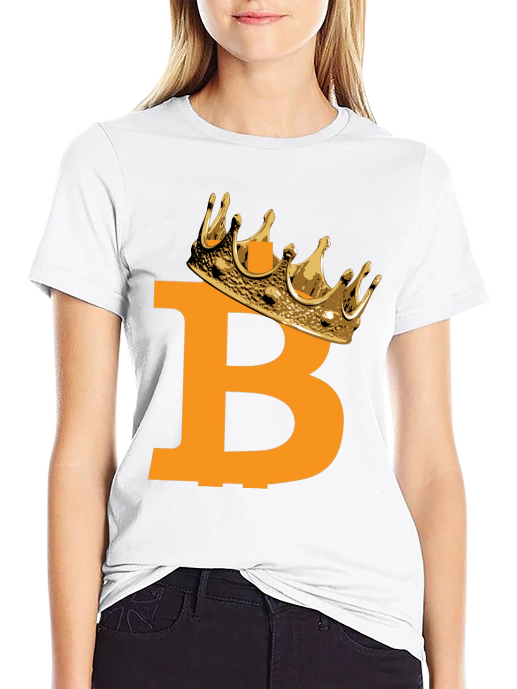 Bitcoin King Black T-Shirt