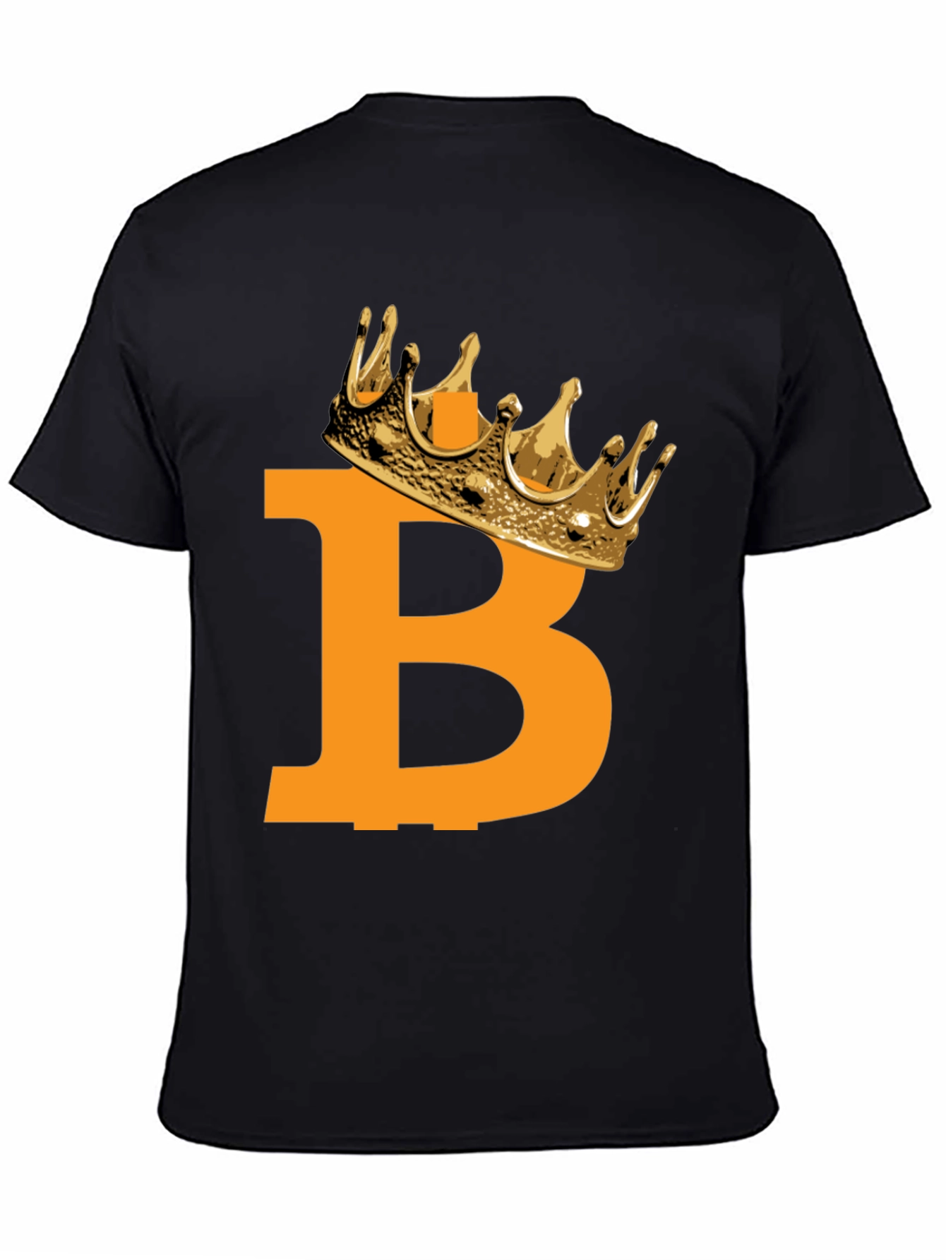 Bitcoin King Black T-Shirt
