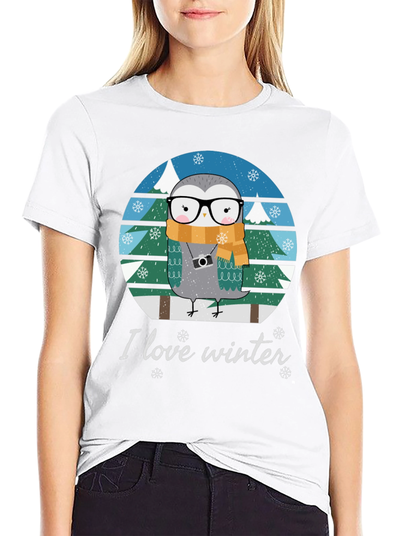 I Love Winter Owl T-Shirt
