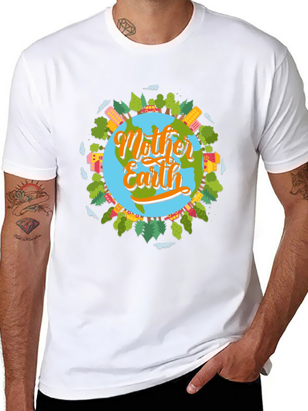 Mother Earth T-Shirt - Eco Friendly Design