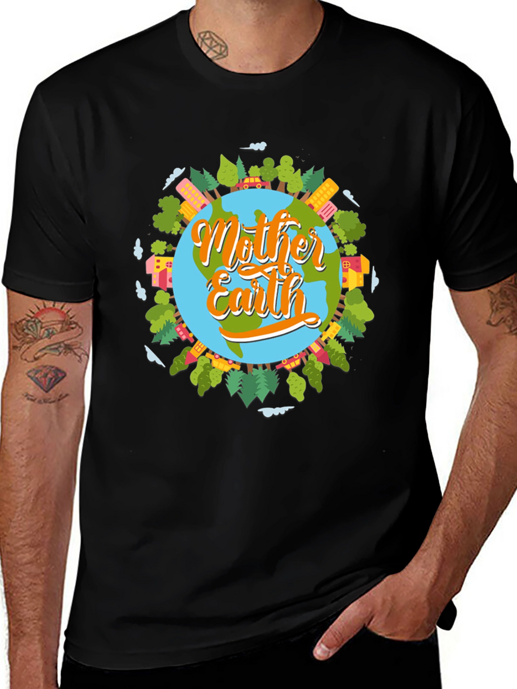 Mother Earth T-Shirt - Eco Friendly Design