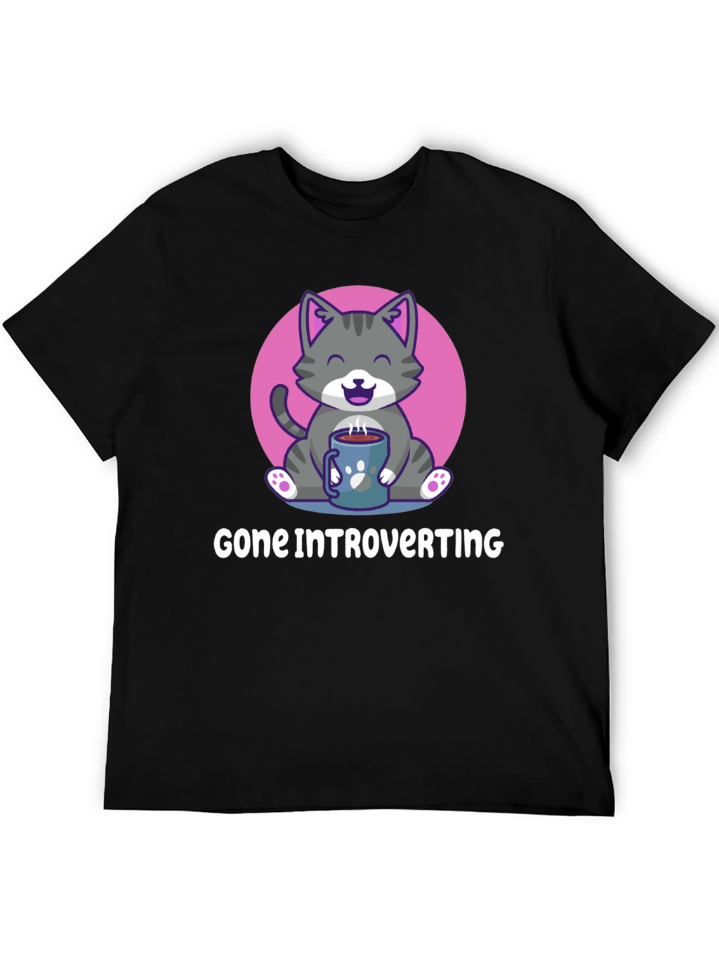 Introvert Cat T-Shirt: Cozy Comfort