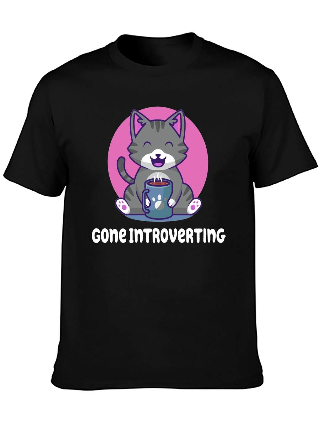 Introvert Cat T-Shirt: Cozy Comfort