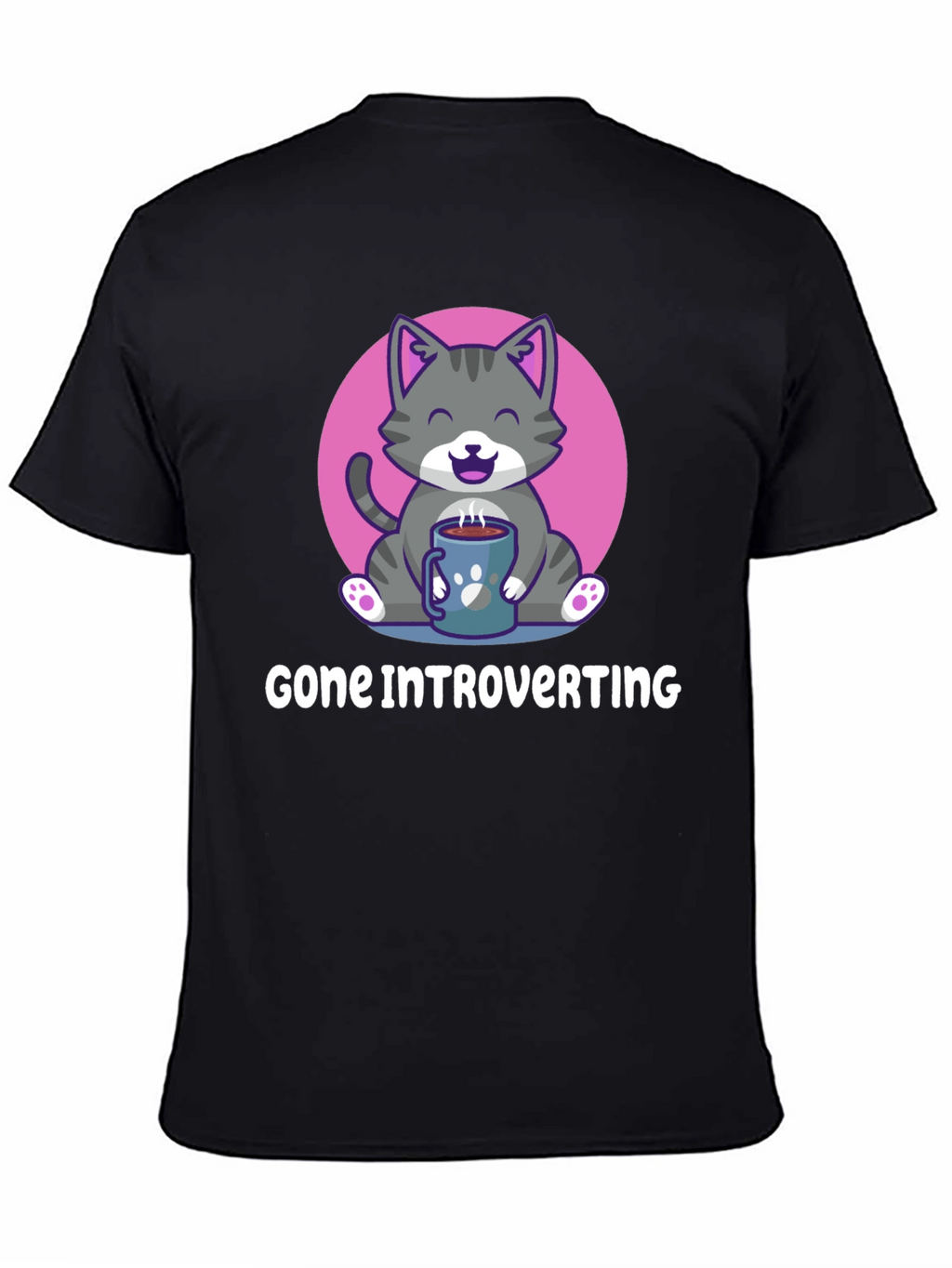 Introvert Cat T-Shirt: Cozy Comfort