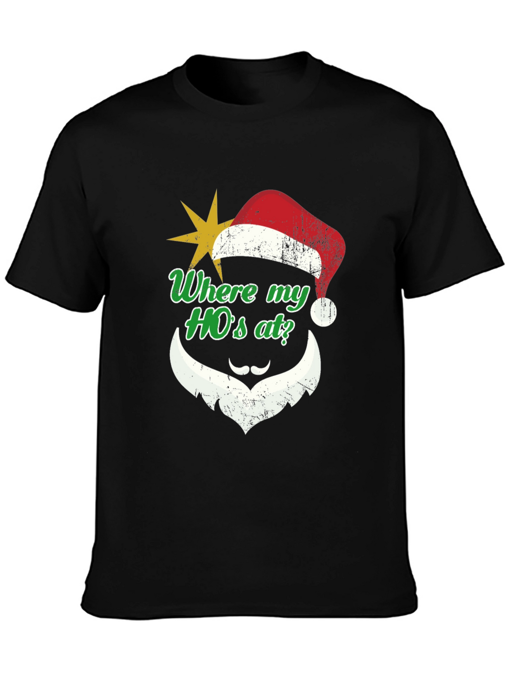 Humorous Christmas Santa HOs T-Shirt